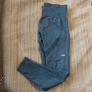 MP High-Waist Seamless Leggings in Teal Blue